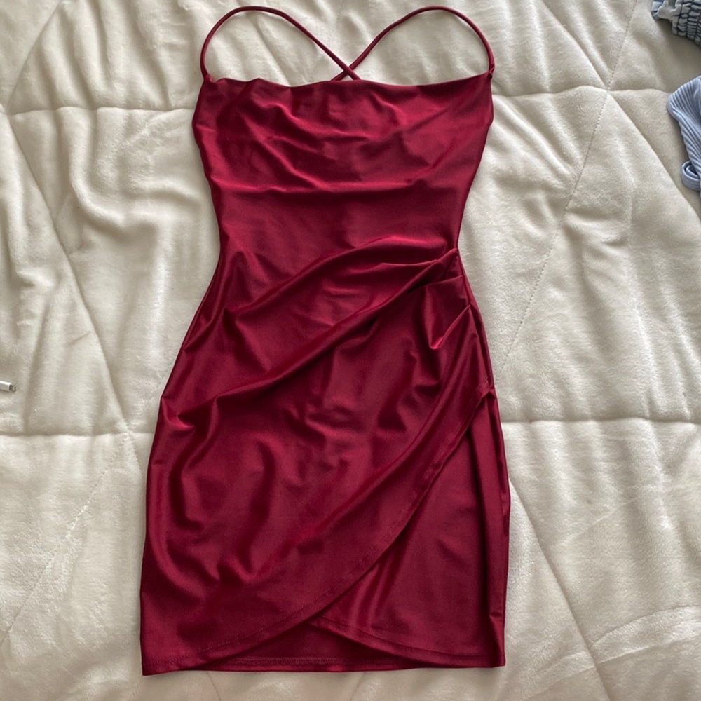 red hoco dress!!